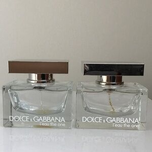 Dolce & Gabbana Empty l’eau the one 50ml fragrance spray bottles (2)